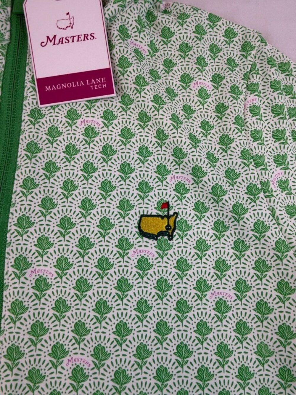 NWT MASTERS MAGNOLIA LANE TECH Official 2026 Women's Green Full Zip Jacket S - Picture 5 of 10
